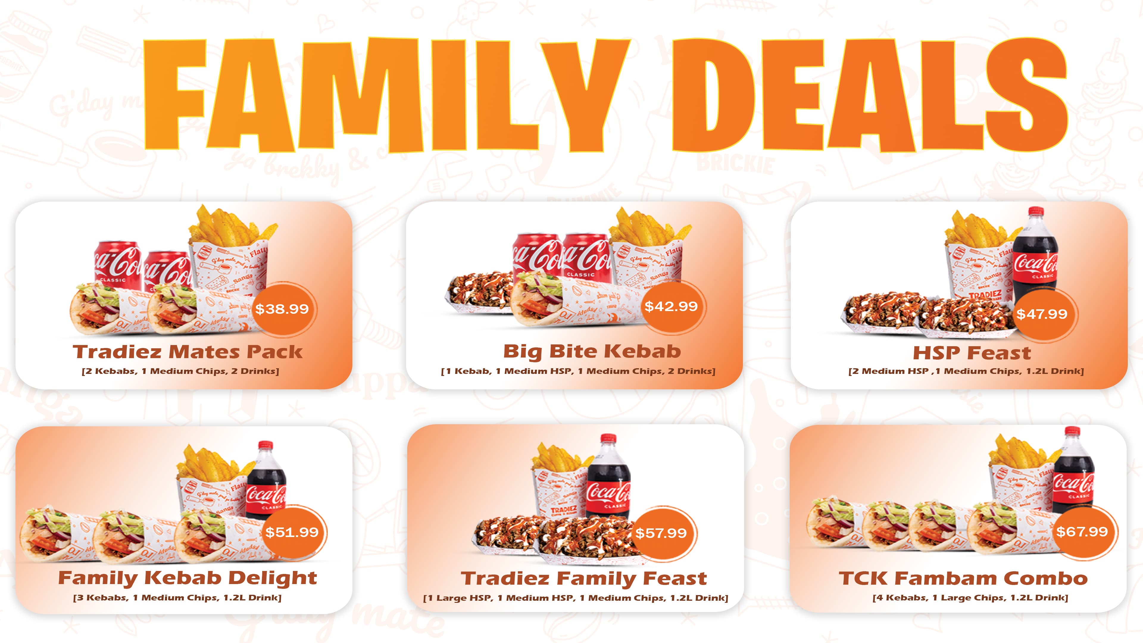 FAMILY DEALS screen